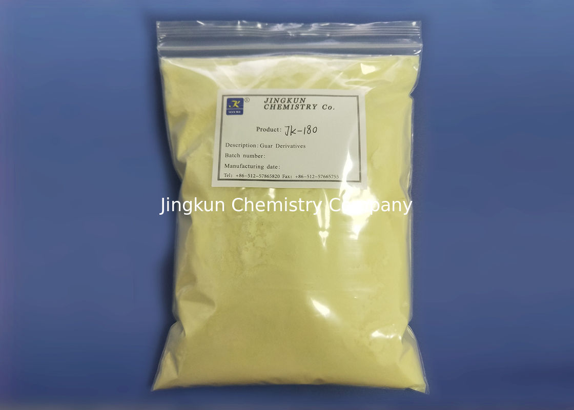 Geelachtige Guar Gom in Schoonheidsmiddelenguar Hydroxypropyl Chloride jk-180 van Trimonium